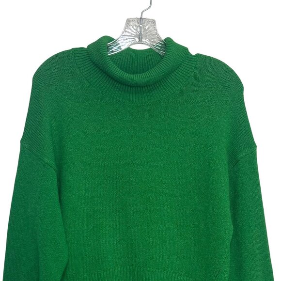 A New Day Turtleneck Sweater Womens XS Green New Pullover Cozy Casual Chic - Picture 3 of 8